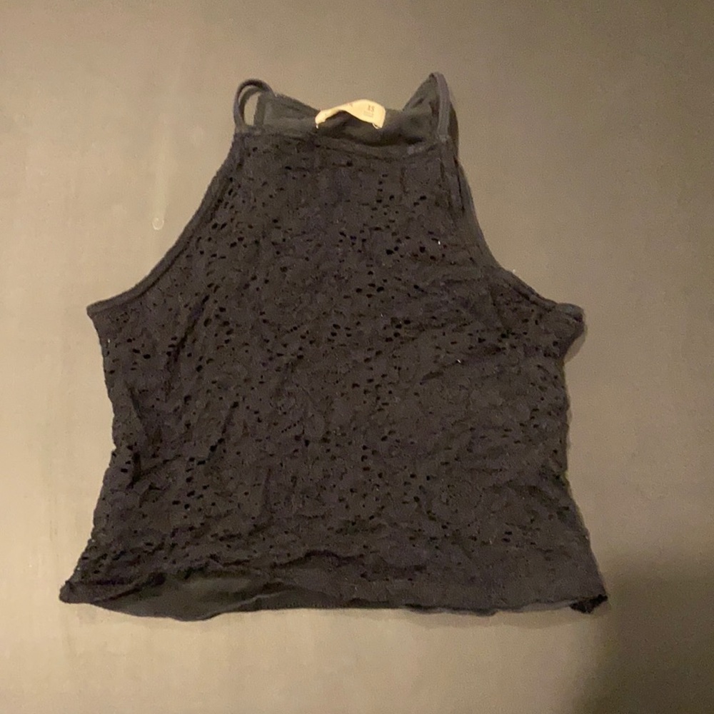Hollister halter dark navy shirt